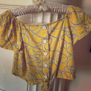 Zara kids yellow tee